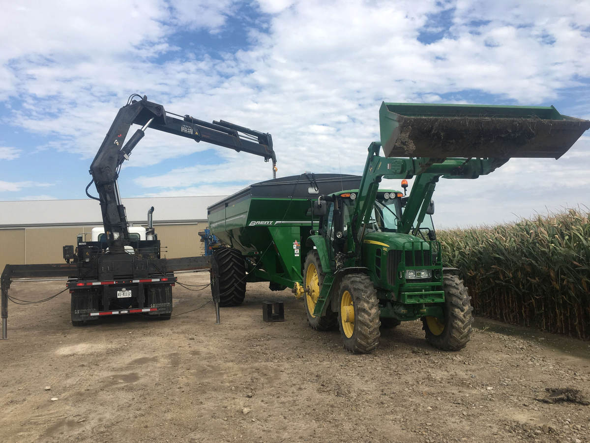 Calibrating farm equipment in Southwestern Ontario